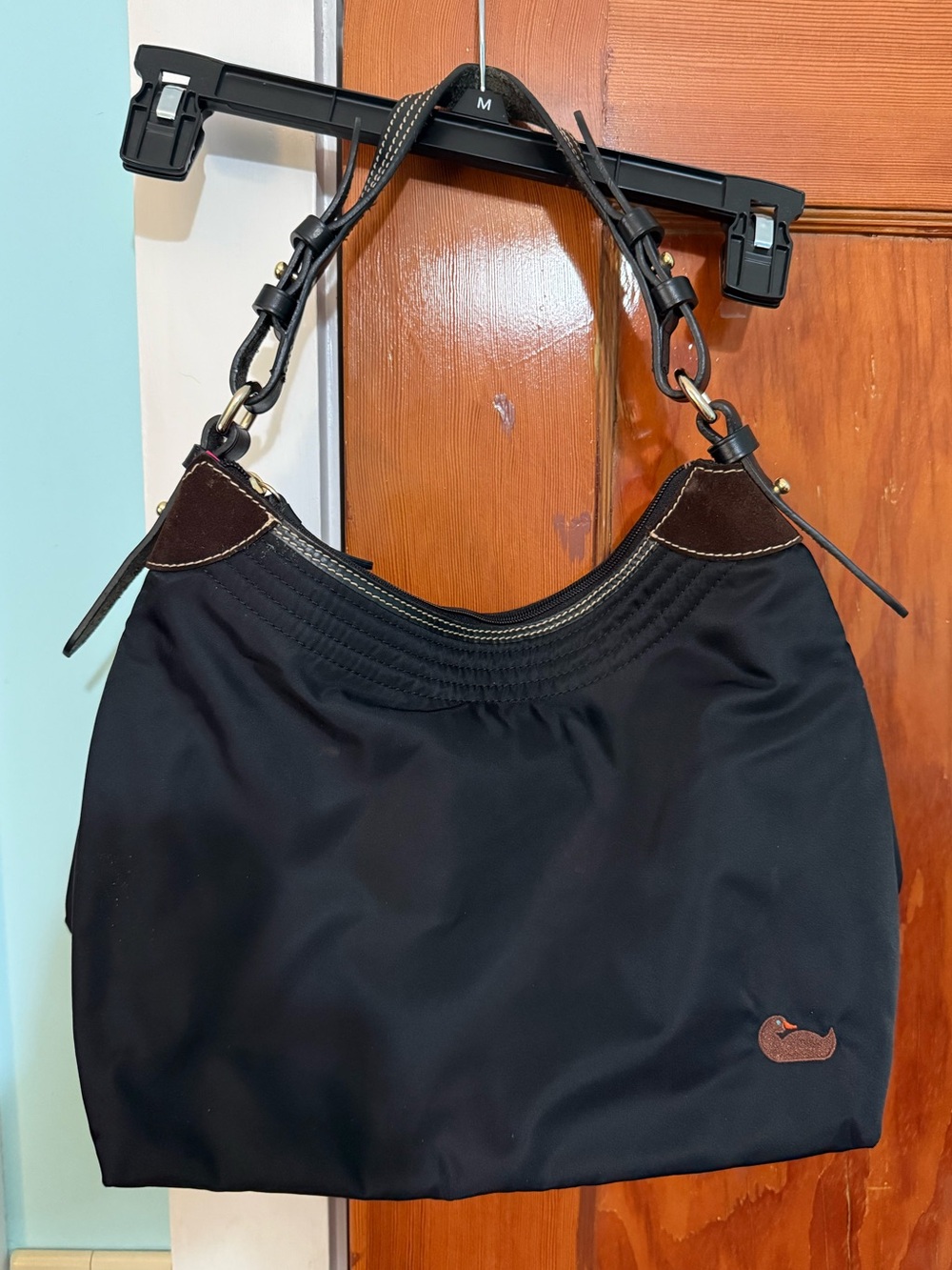 Dooney & Bourke nylon duck shoulder bag hobo